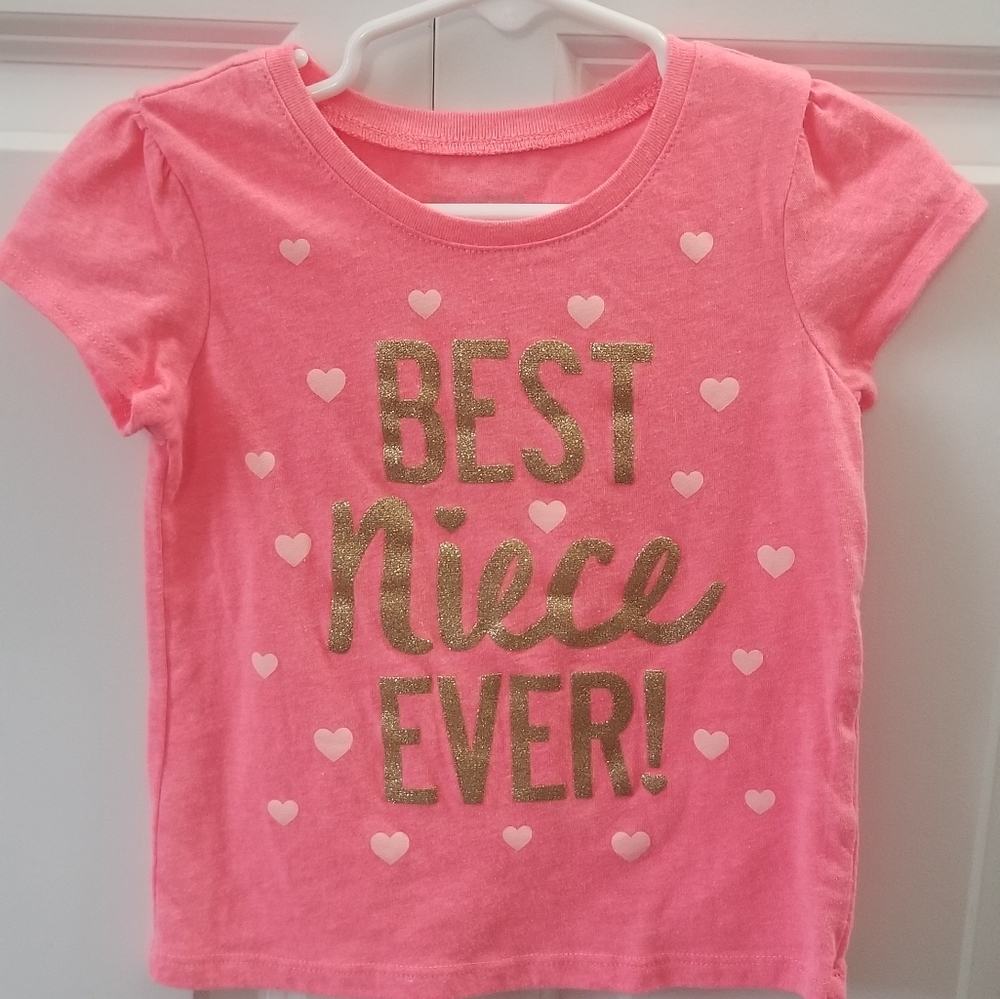 Childrens Place 3T Bright Light Orange Shirt